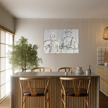 Load image into Gallery viewer, Gentleman’s Club – Canvas Print (60 × 80  or 70 × 100 cm)