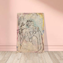 Load image into Gallery viewer, Pink Champagne on canvas
