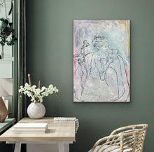 Load image into Gallery viewer, SOLD!!! Pink Champagne / 70x100 / canvas