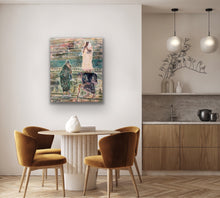 Load image into Gallery viewer, 3 Frauen Am Ganges / 80x100 / canvas