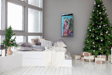 Lade das Bild in den Galerie-Viewer, 2 Frauen Am Ganges / 50x100 / Leinwand