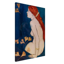Load image into Gallery viewer, Ginkgo – Lady in Red – Canvas Print (60 × 90 cm or 70 × 100 cm)