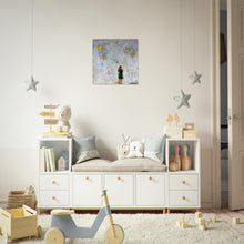 Load image into Gallery viewer, Die Sternenbläserin – Canvas Print (40 × 40 cm or 60 × 60 cm)