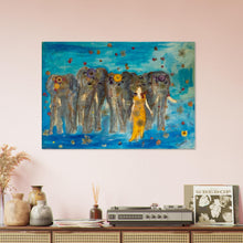 Load image into Gallery viewer, Elephants & Castles – Canvas Print (60 × 80 cm or 70 × 100 cm)