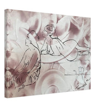 Load image into Gallery viewer, Salon Des Femmes – Canvas Print (45 × 60 cm or 60 × 80 cm)