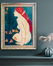 Load image into Gallery viewer, Ginkgo - Lady In Red / 44x58 / wood