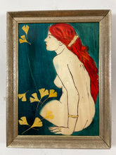 Load image into Gallery viewer, Ginkgo - Lady In Red / 44x58 / wood