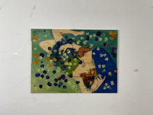 Lade das Bild in den Galerie-Viewer, VERKAUFT!!! Lied der Veilchen / 60,5x82 / Holz