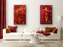 Load image into Gallery viewer, There Is Magic in Every Beginning / diptychon / 46×76 / wood