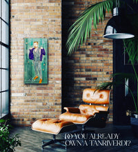 Load image into Gallery viewer, Lukas A La Hodler / 46x91 / wood