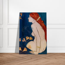 Lade das Bild in den Galerie-Viewer, Ginkgo – Dame in Rot auf Leinwand
