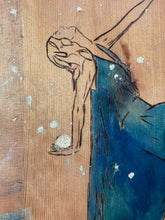 Load image into Gallery viewer, SOLD!!! Dancer on the dark side of the moon / 33x33 / wood
