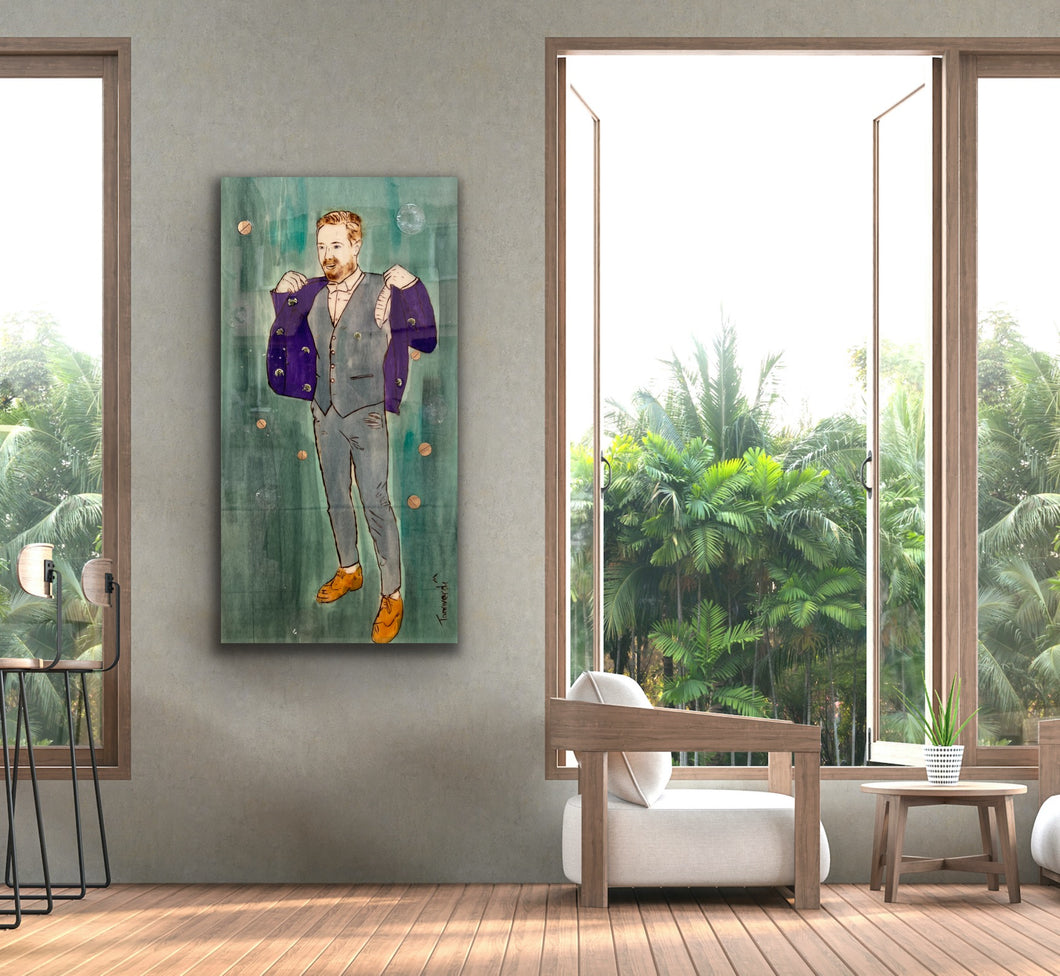 Lukas à la Hodler / 46x91 / wood